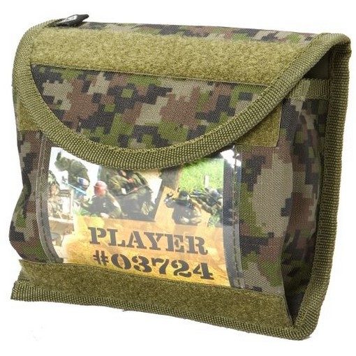 Poche Id Universelle Woodland digi Airsoft