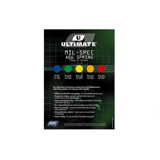 Ressort Upgrade M115 Jaune ULTIMATE