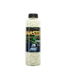 Billes traçantes airsoft vertes 0.28g bouteille