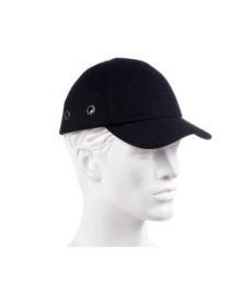 Casquette baseball NOIR coquée norme CE