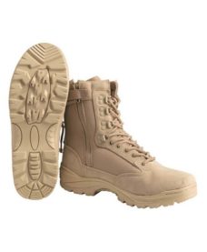 Chaussures / rangers airsoft tan zip T41/8