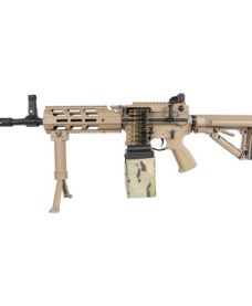 Fusil CM16 AEG LMG airsoft tan