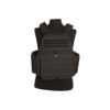 Gilet tactique airsoft porte plaque Noir fixation Molle