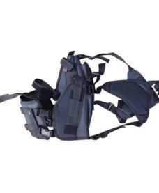 Holster horizontal double noir porte-chargeur