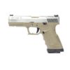 Pistolet GP1799 T4 WE Silver/Or/Tan GBB