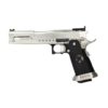 Pistolet HX2201 IPSC split silver GBB