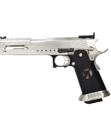 Pistolet HX2201 IPSC split silver GBB