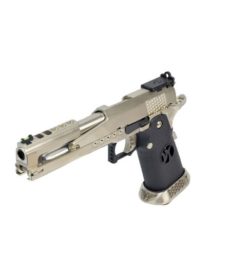 Pistolet HX2201 IPSC split silver GBB