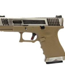 Pistolet S19 WE G-Force T8 Silver/Silver/Tan