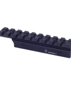 Rail adaptateur airsoft 11mm vers 21mm Dovetail to Picatinny 9 SLOTS