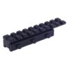 Rail adaptateur airsoft 11mm vers 21mm Dovetail to Picatinny 9 SLOTS