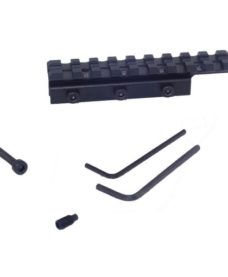 Rail adaptateur airsoft 11mm vers 21mm Dovetail to Picatinny 9 SLOTS