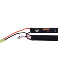 Batterie airsoft LiPo 7.4V 1100 mAh 25C 2 stick