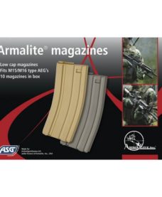 Chargeur airsoft M15/M16 AEG Tan ASG (x10)