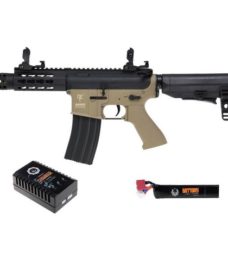 Fusil Saigo M4 Kenji court airsoft tan AEG 1J