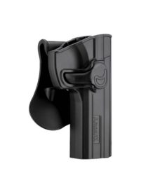 Holster airsoft rotatif CZ75 SP-01 noir rétention active