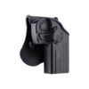 Holster airsoft rotatif CZ75D PT24/7 noir rétention active
