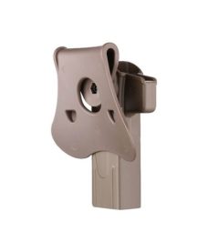 Holster airsoft rotatif Hi-Capa FDE rétention active