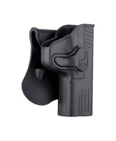 Holster airsoft rotatif M&P9 noir rétention active