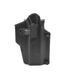 Holster airsoft rotatif Multifit noir rétention active