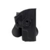 Holster airsoft rotatif SP2022 noir rétention active