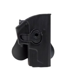 Holster airsoft rotatif SP2022 noir rétention active