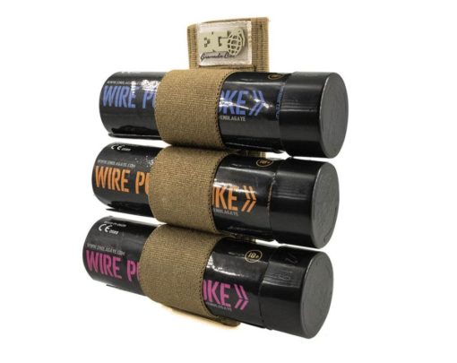 Enola Gaye Porte fumigène (x3) Molle 3 Pack Attachment Tan