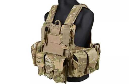 Veste Airsoft Multipoches Type CIRAS marine multicam