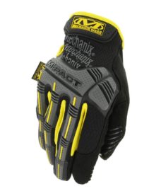 Gants airsoft Mechanix M-PACT noir-jaune