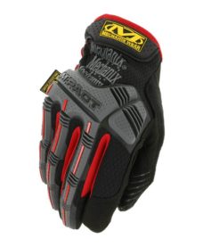 Gants airsoft Mechanix M-PACT noir-rouge