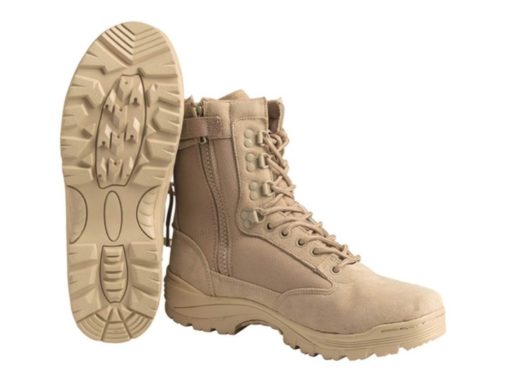 Chaussures airsoft cordura tan zip